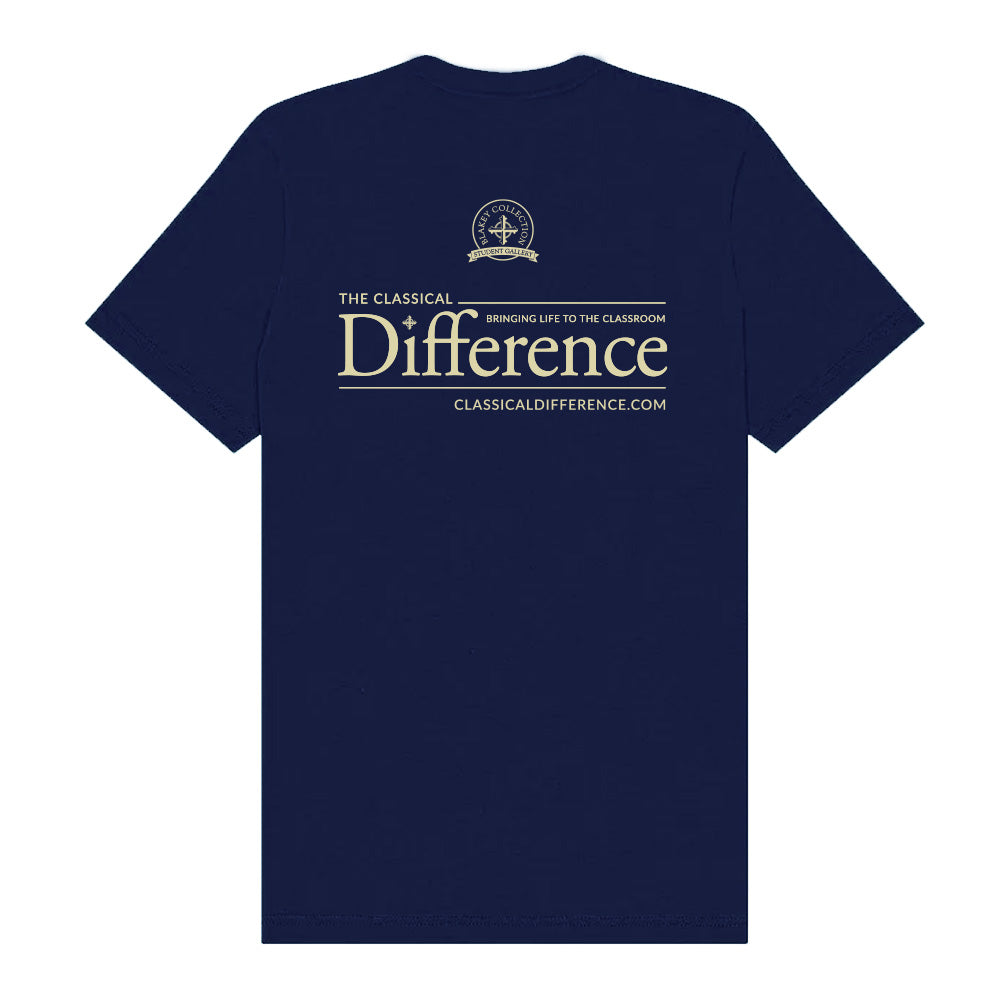 T-shirt-Adult: C.S. Lewis-"He isn't safe, but he is good."