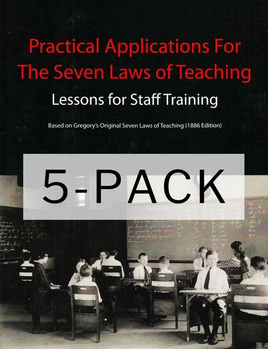 Seven Laws of Teaching Workbook 5-Pack