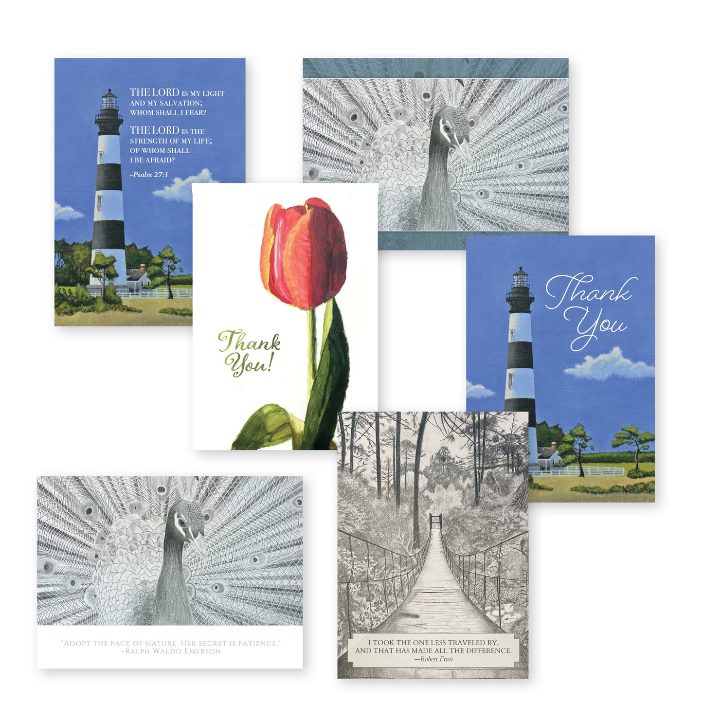 Note Cards 6 Pack: Variety Pack