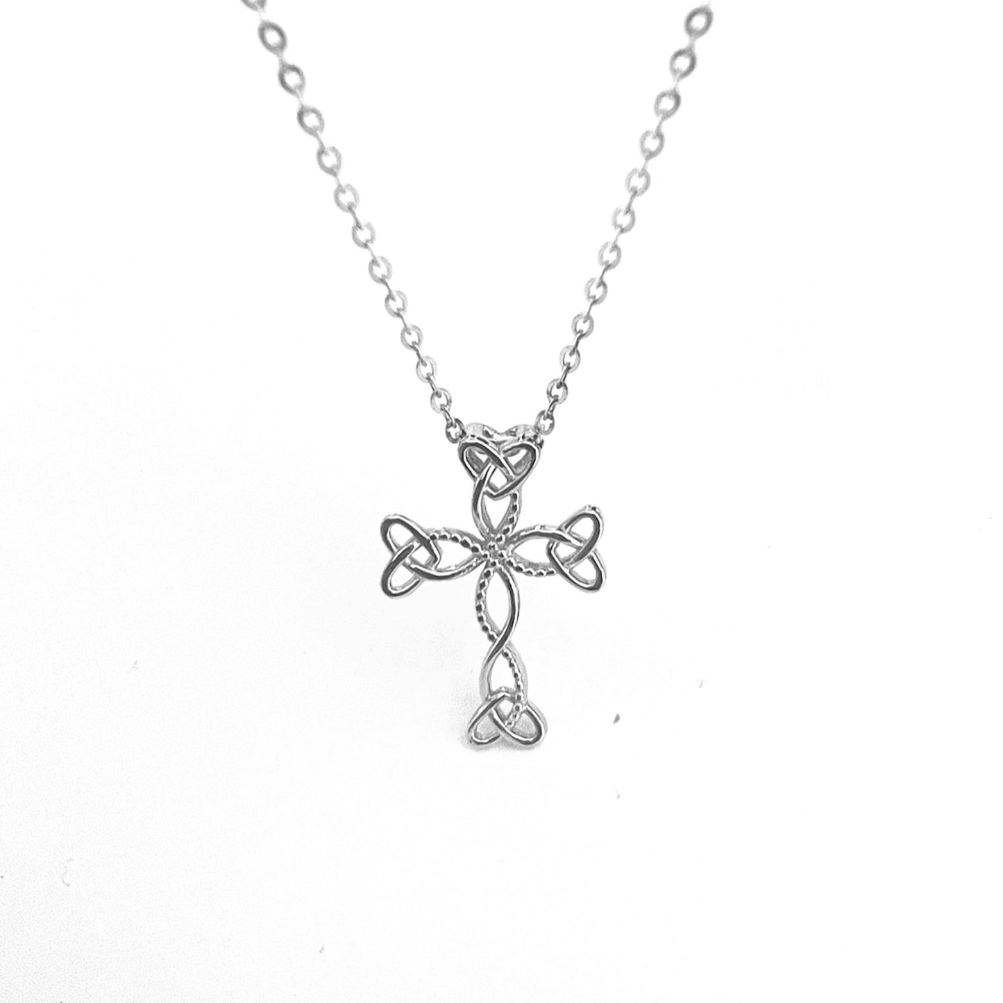 Silver Cross Pendant - Chain Included