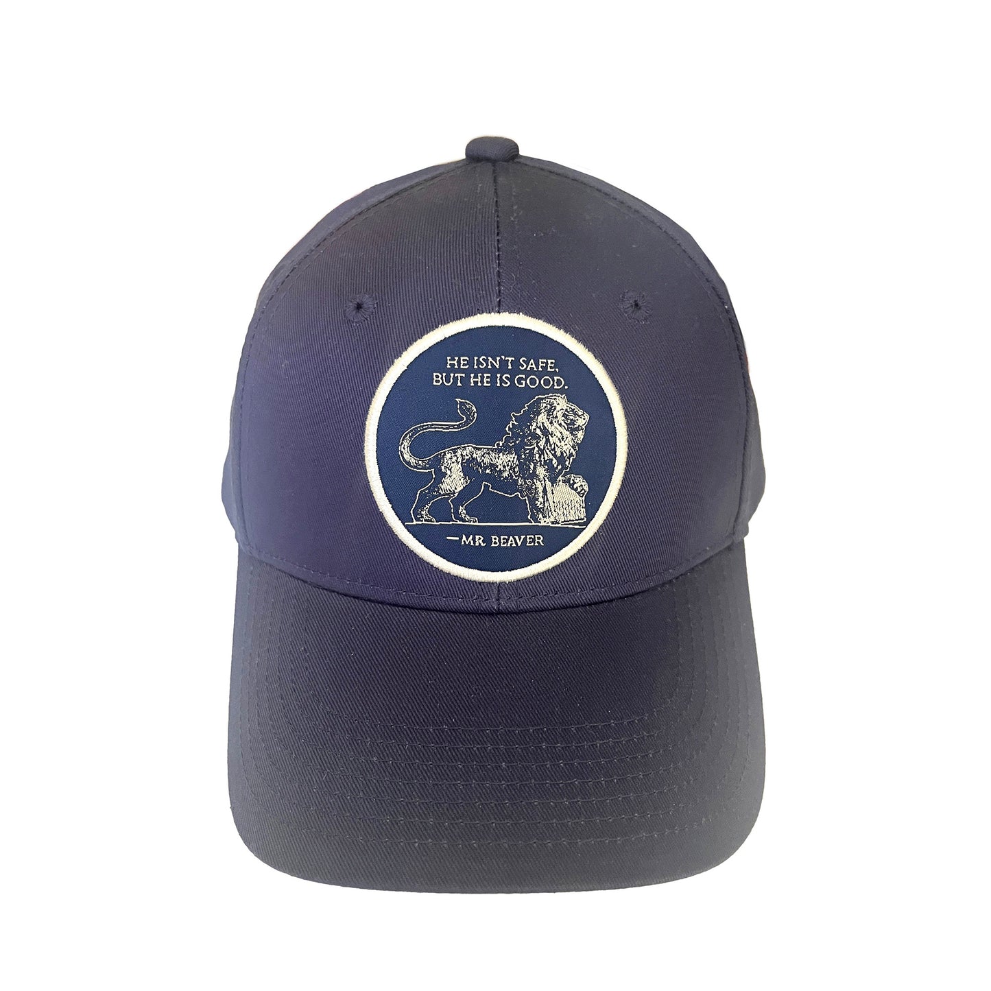 Baseball Hat Cap: C.S. Lewis "He isn't safe but he is good."