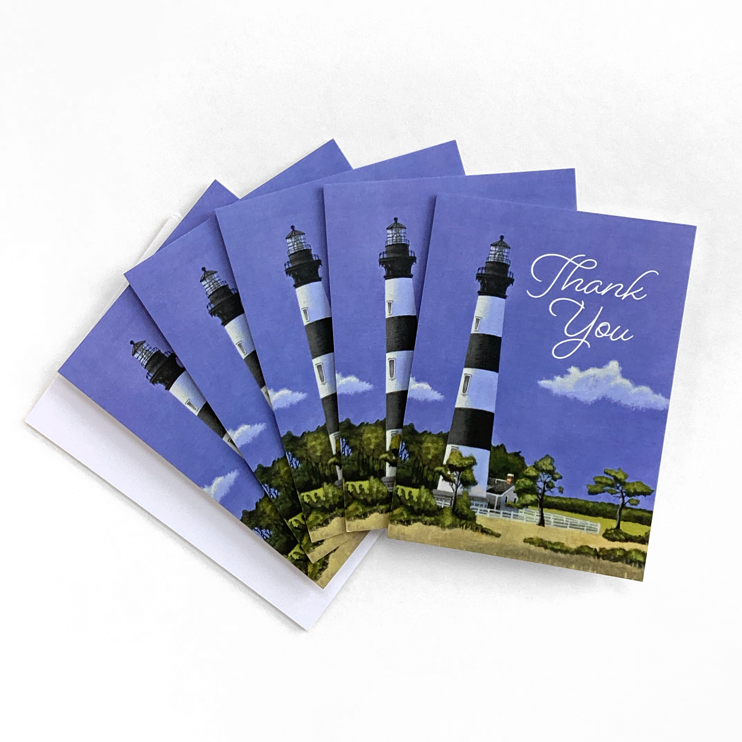 Note Cards 5 Pack: Lighthouse Thank You