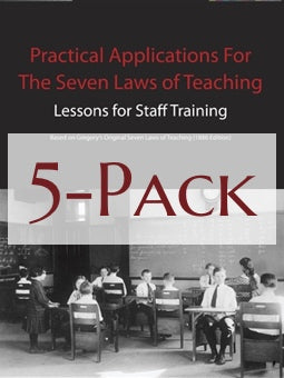 Seven Laws of Teaching Workbook 5-Pack